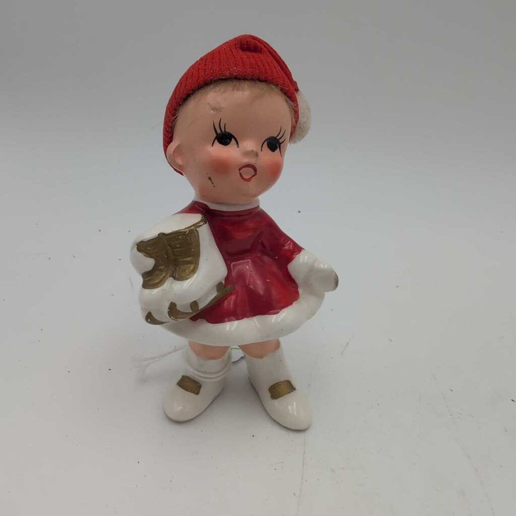 Napco Christmas Figurine X8392 4" Tall