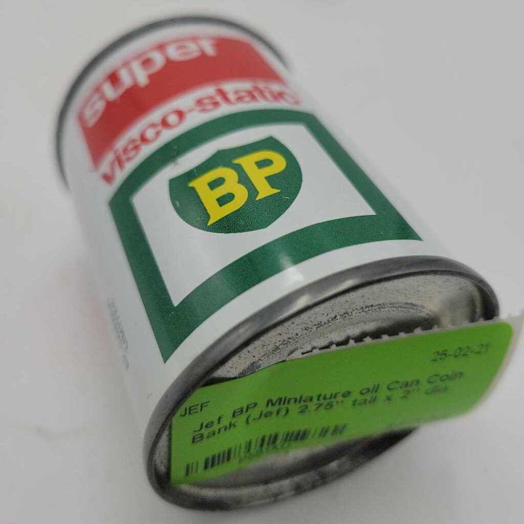 BP Miniature oil Can Coin Bank (Jef)