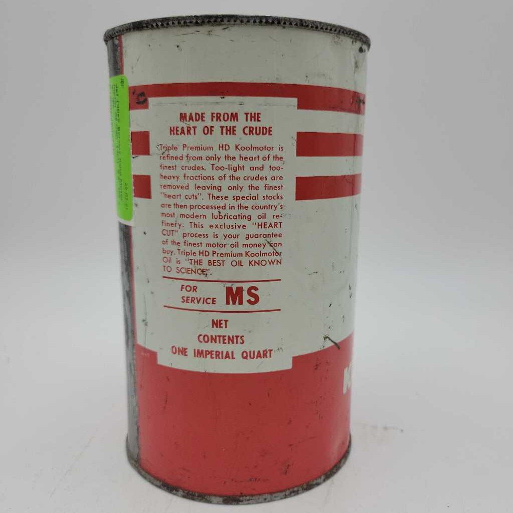 Cities Service Kool Motor motor oil Can (Jef)