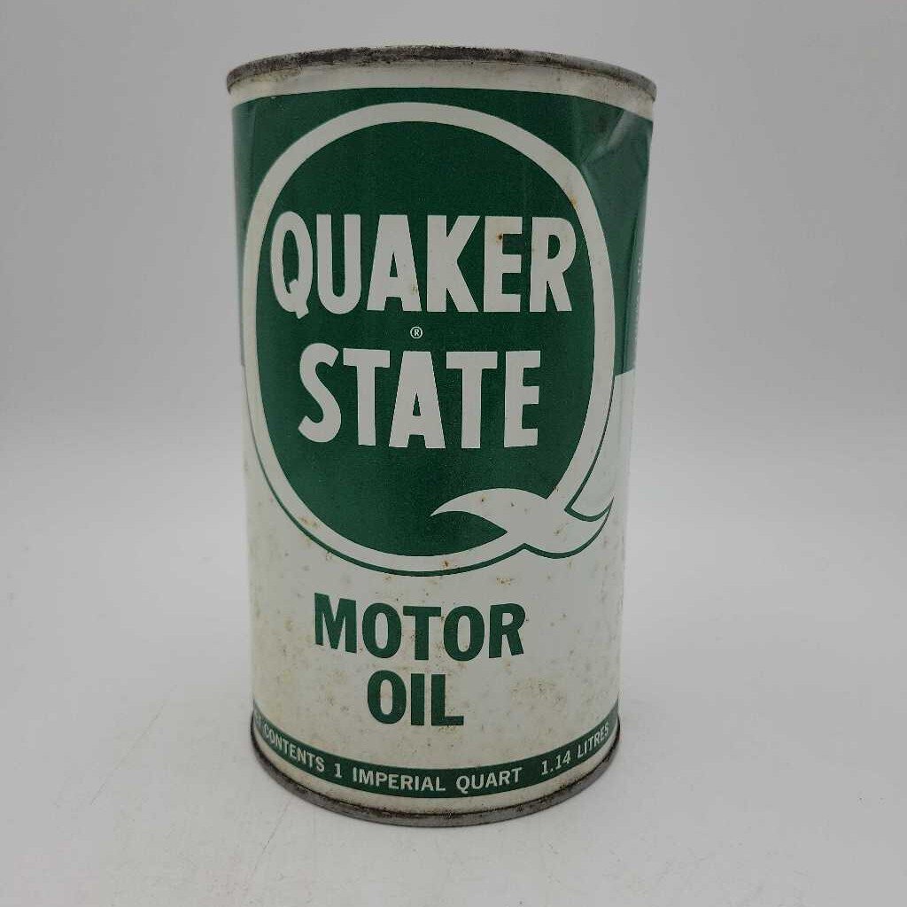 Quaker State Motor oil Can Quart (JEF)