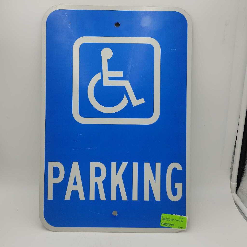 Wheel Chair Parking sign (JAS)