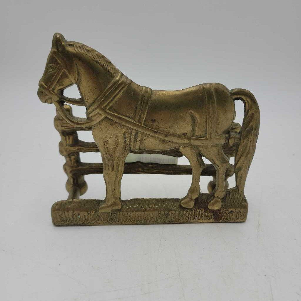 (H) horse napkin holder (AH)