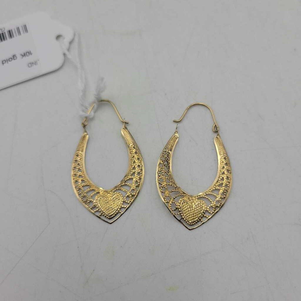 10K gold filigree earrings (LIND)