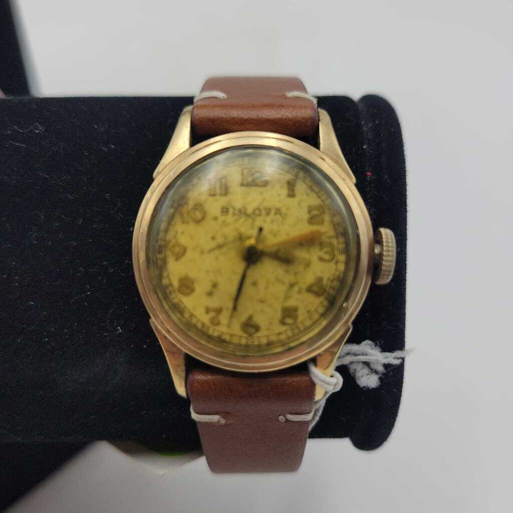 1940's Bulova 17 Jewel watch Gold filled (JL)