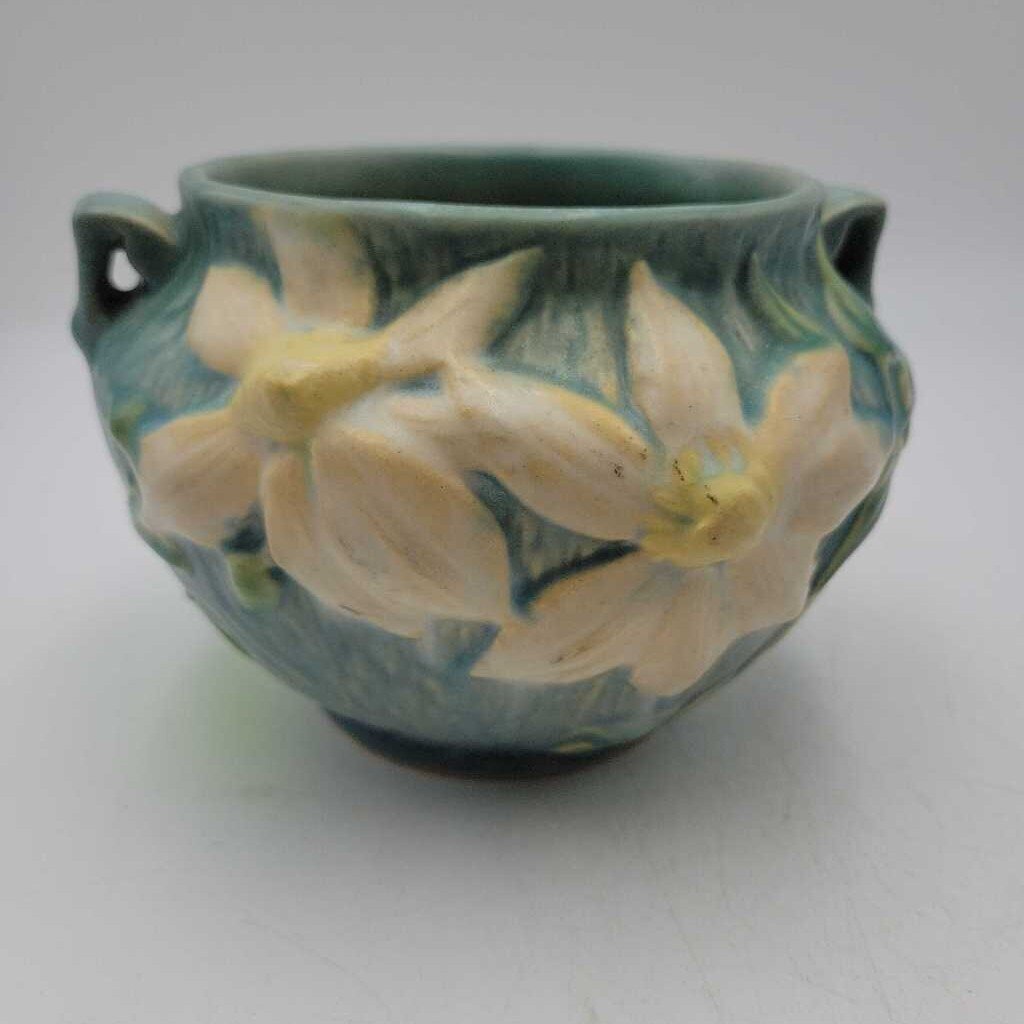 Roseville Pottery Clematis Jardiniere Planter (TWS)