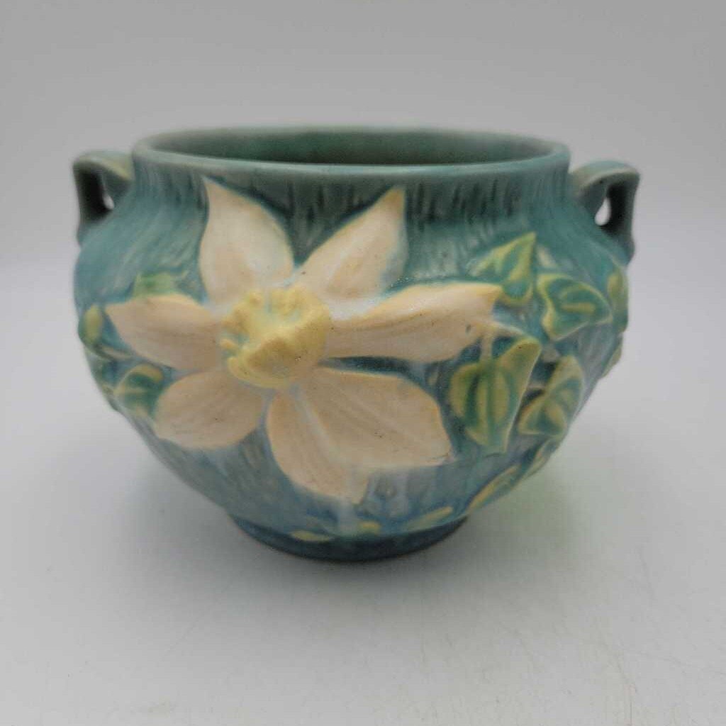 Roseville Pottery Clematis Jardiniere Planter (TWS)