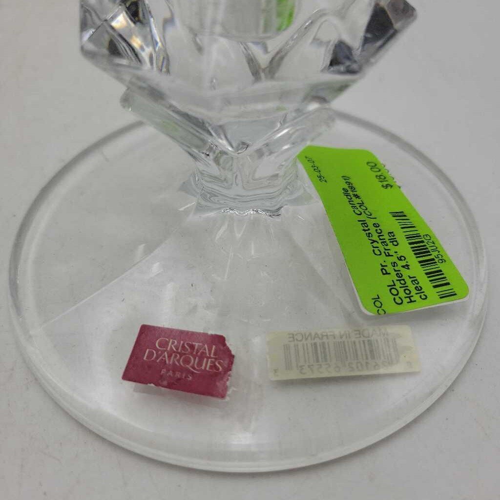 Pr. Crystal Candle Holders France (COL#1891)