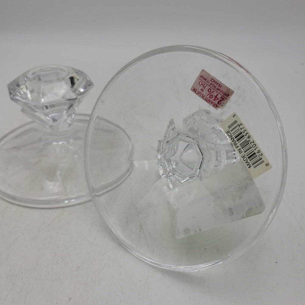 Pr. Crystal Candle Holders France (COL#1891)