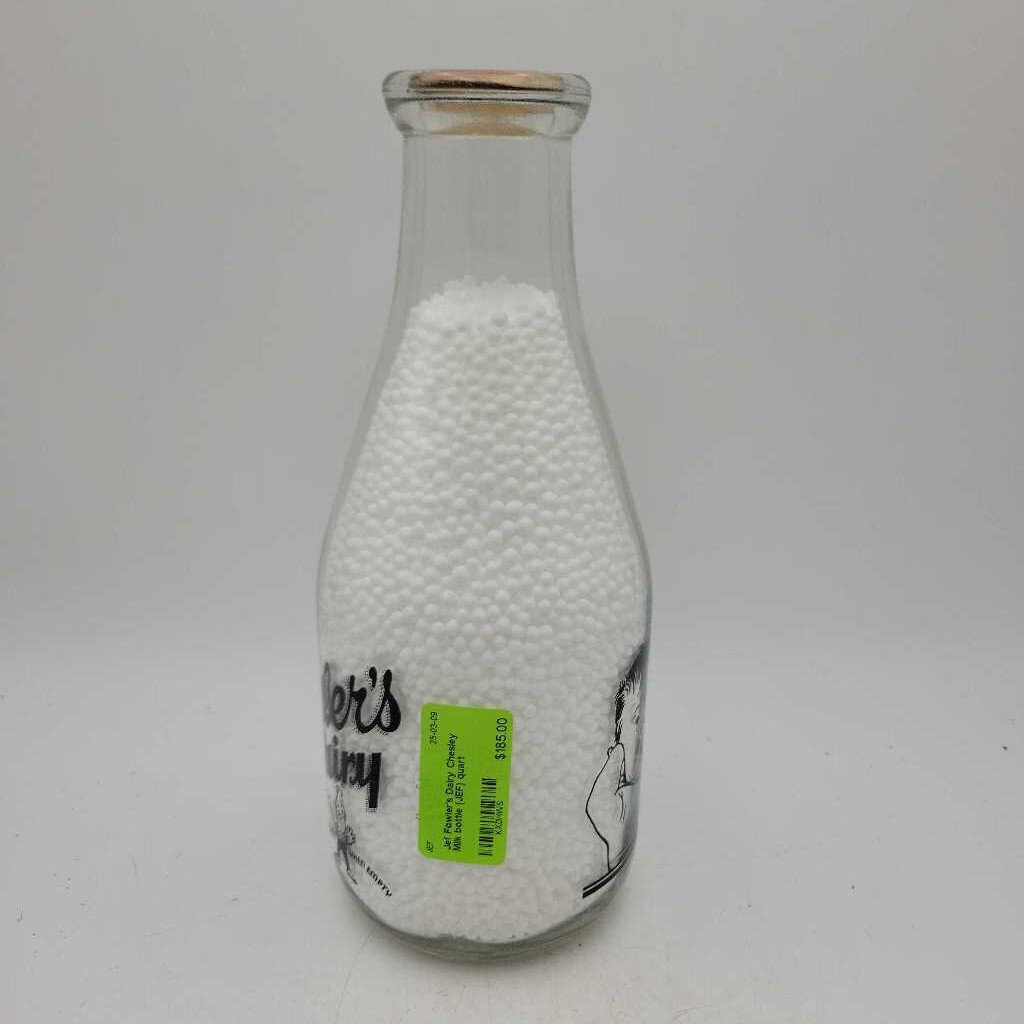 Fowler's Dairy Chesley Milk bottle (JEF)