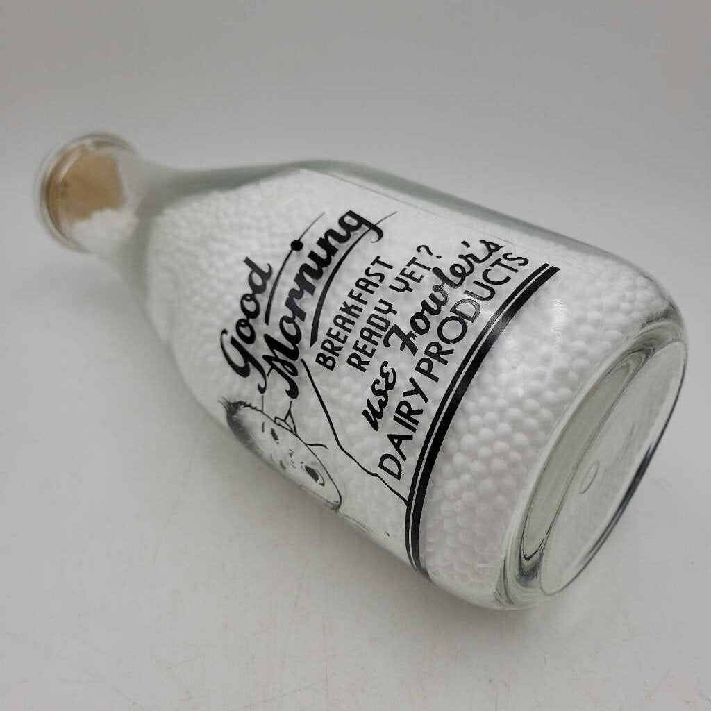 Fowler's Dairy Chesley Milk bottle (JEF)