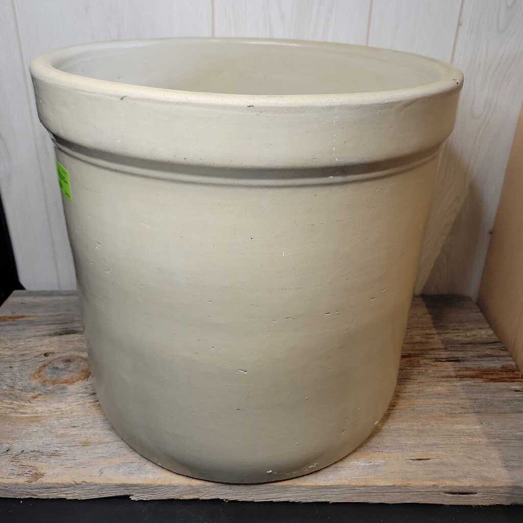 Medalta Pottery 6 gal Crock (JAS) as found