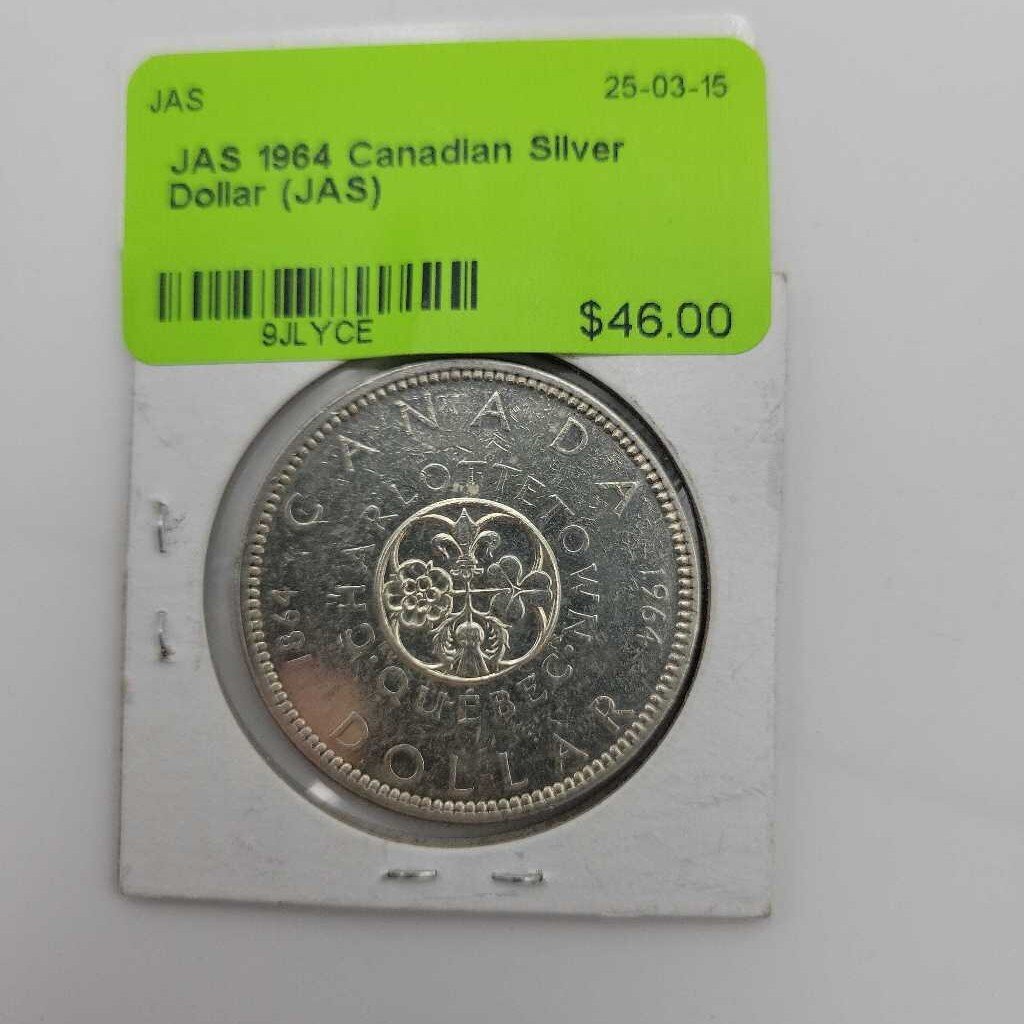 1964 Canadian Silver Dollar (JAS)