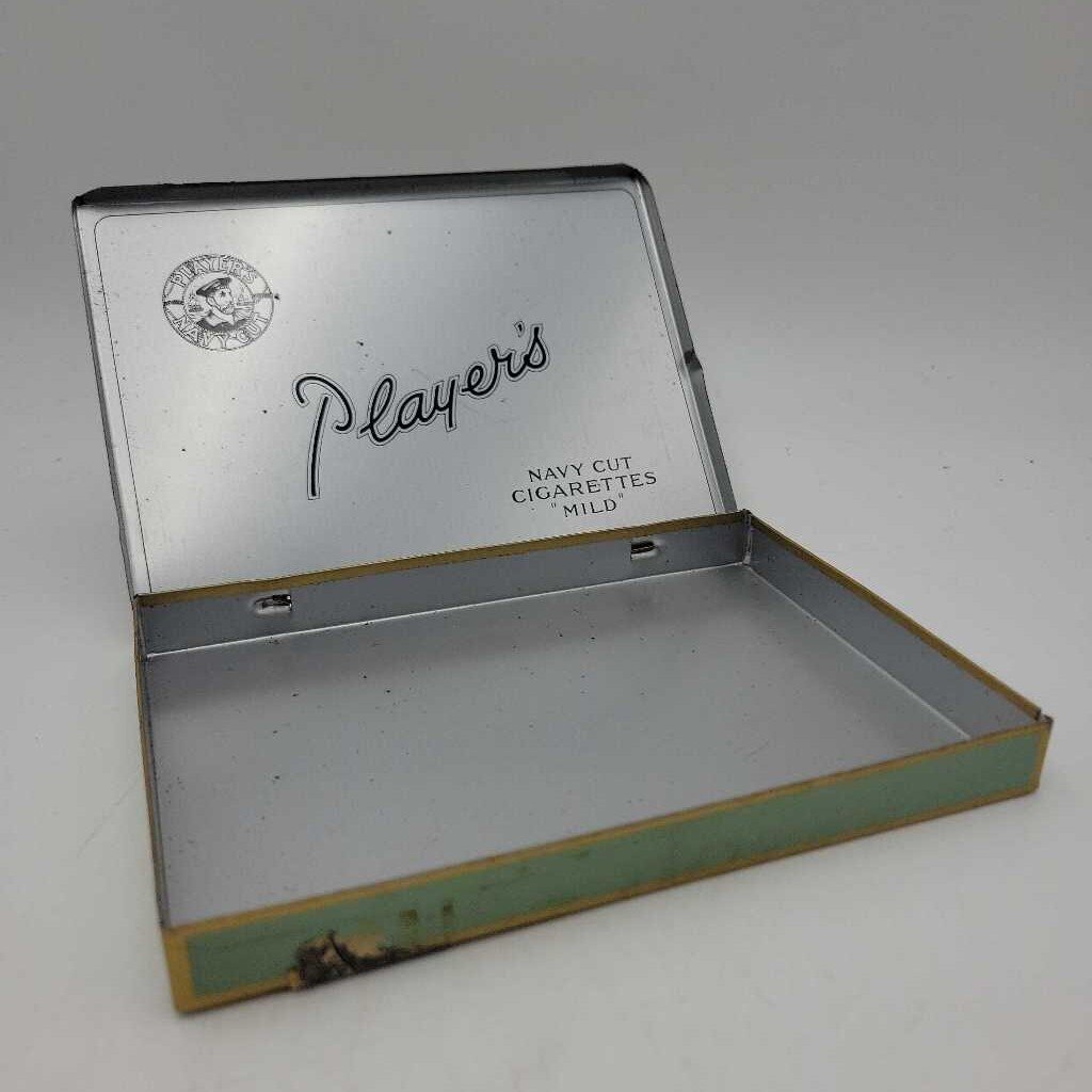 Flat 50 Player's Navy Cut Tobacco Tin Cigarettes (Jef)