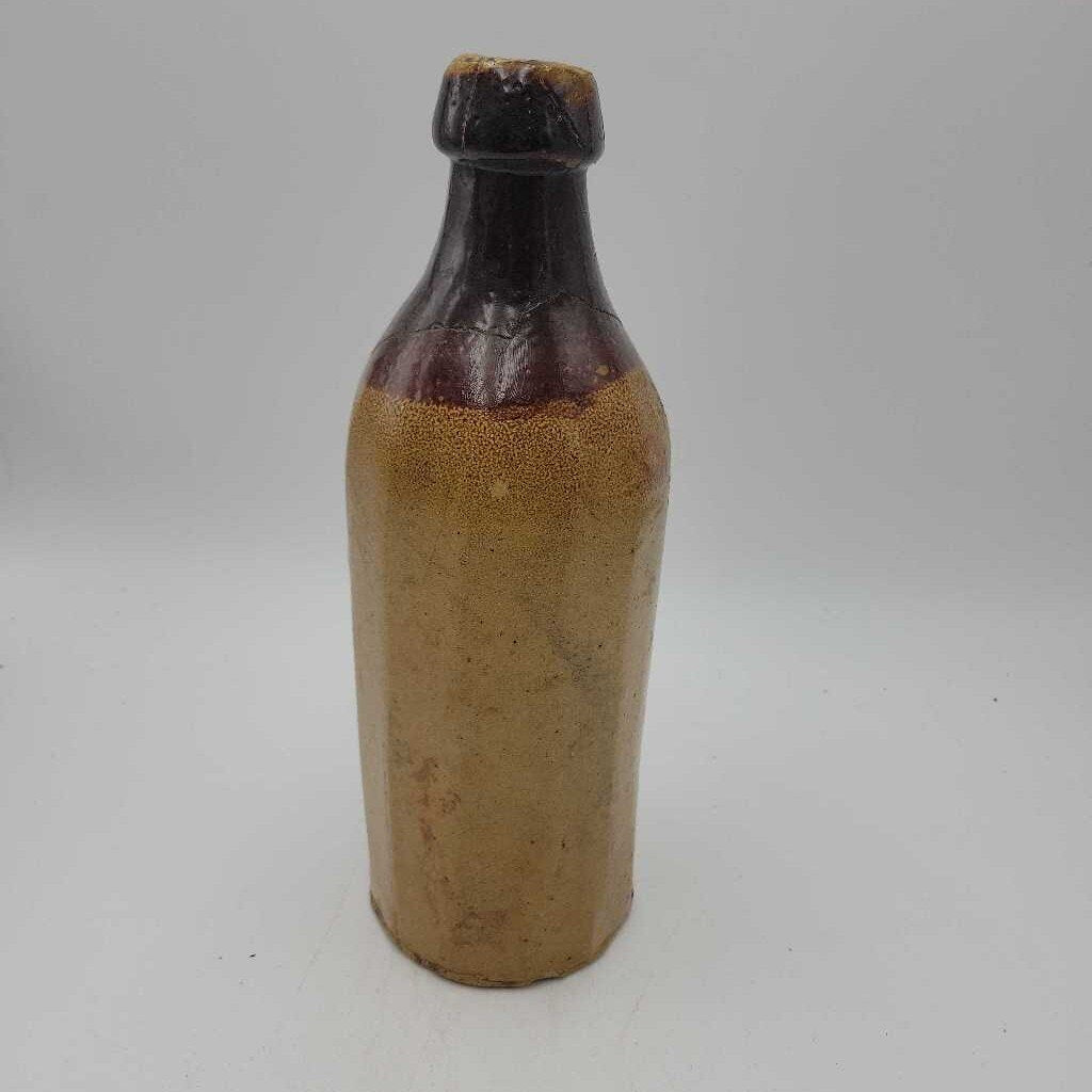 Antique Dr Crock Stoneware bottle Repaired (Jef)