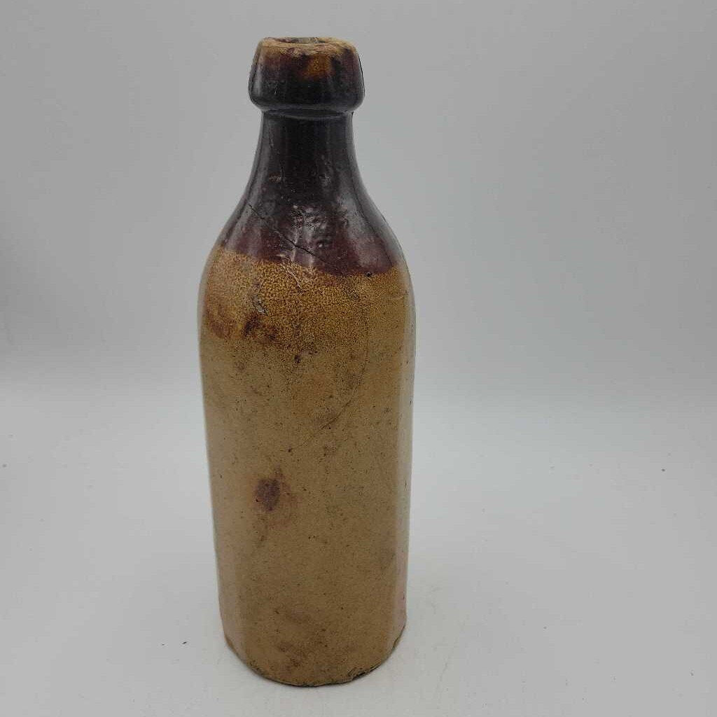 Antique Dr Crock Stoneware bottle Repaired (Jef)