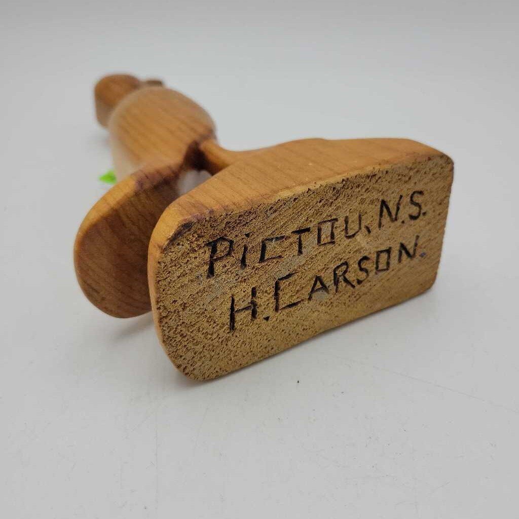 H. Carson Pictou N.S. Wooden Carving Bird (DEB) Repaired