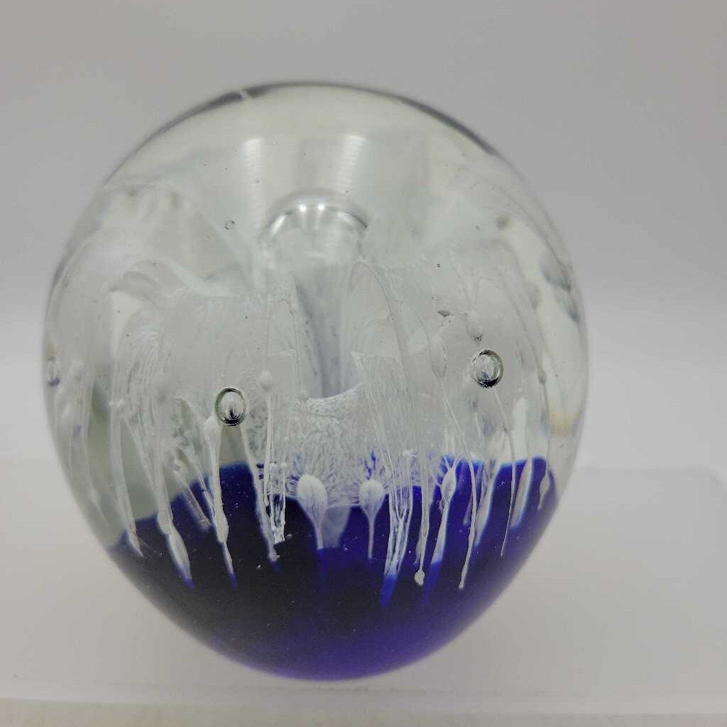 Cobalt blue paperweight SR (NUR)