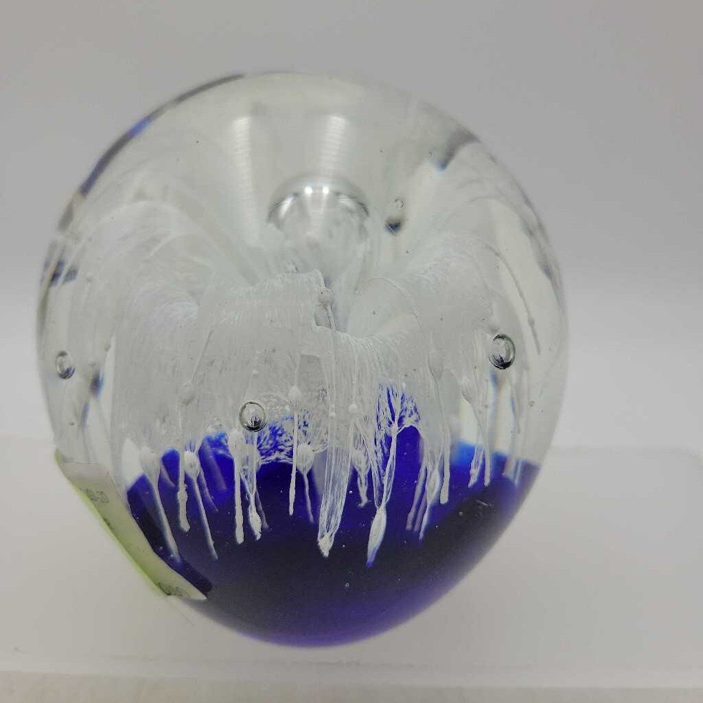 Cobalt blue paperweight SR (NUR)