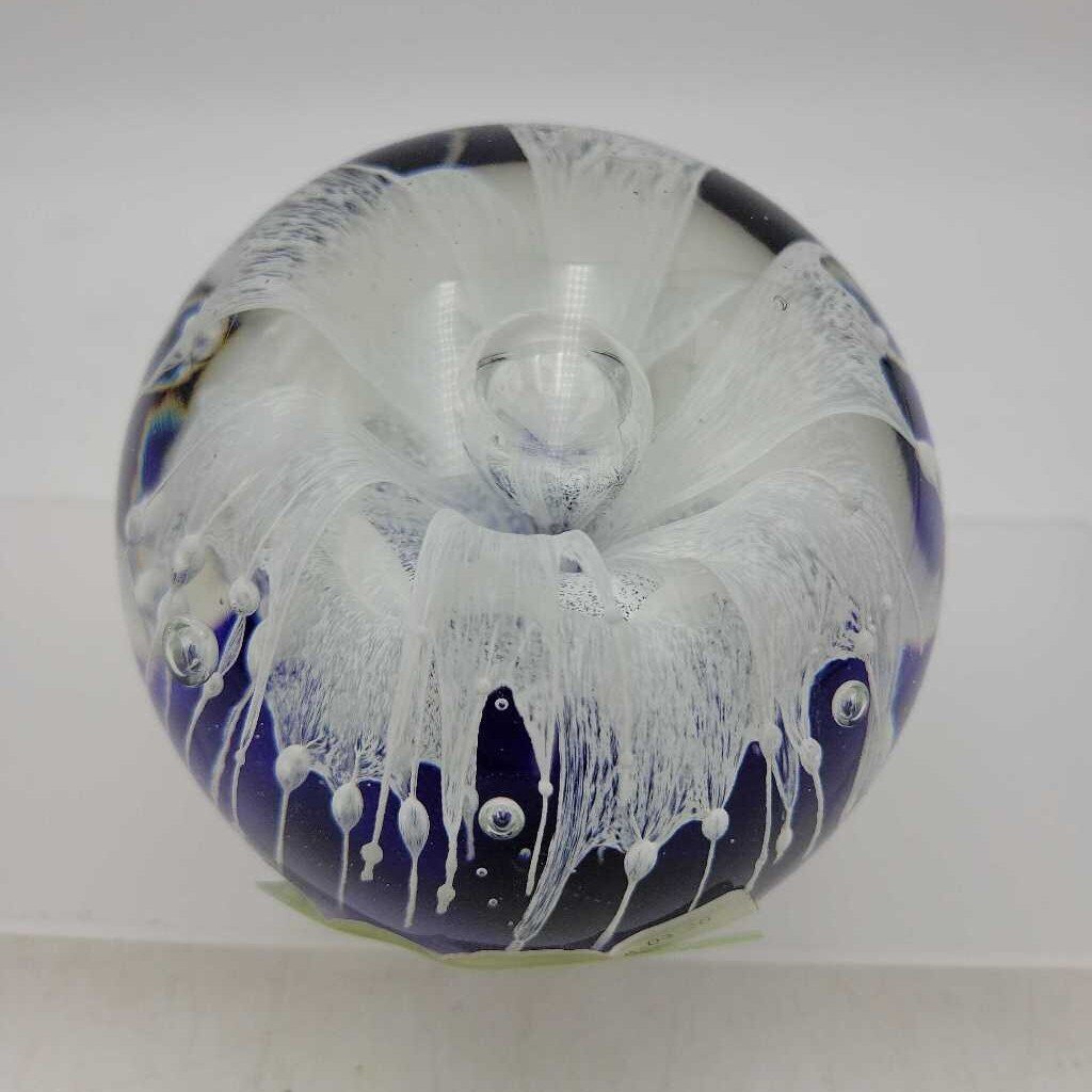 Cobalt blue paperweight SR (NUR)
