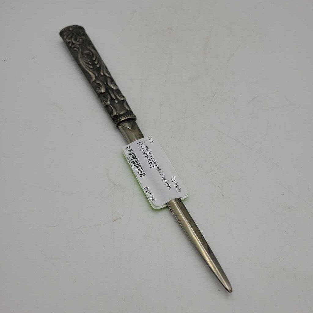 Silver Plate Letter Opener (A) (YVO) (503)