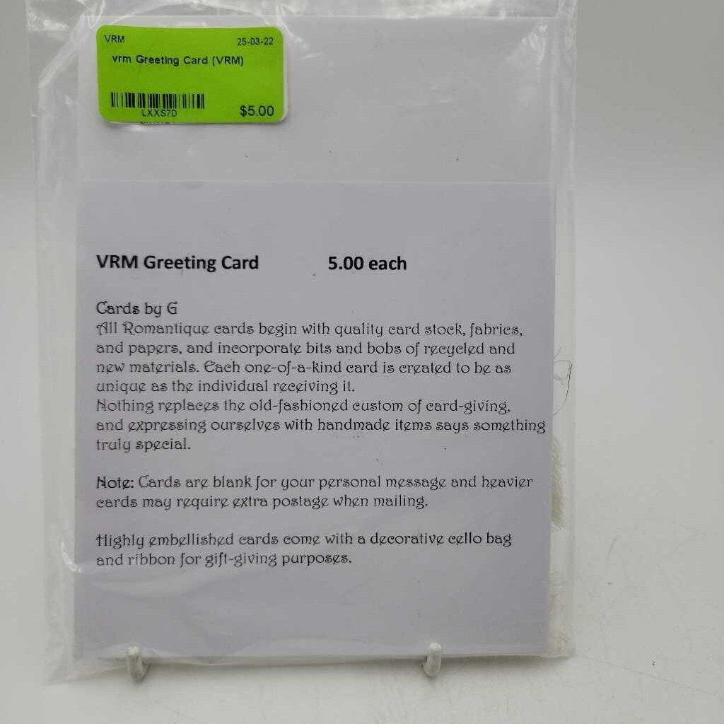 Greeting Card (VRM) Greeting Card (VRM)