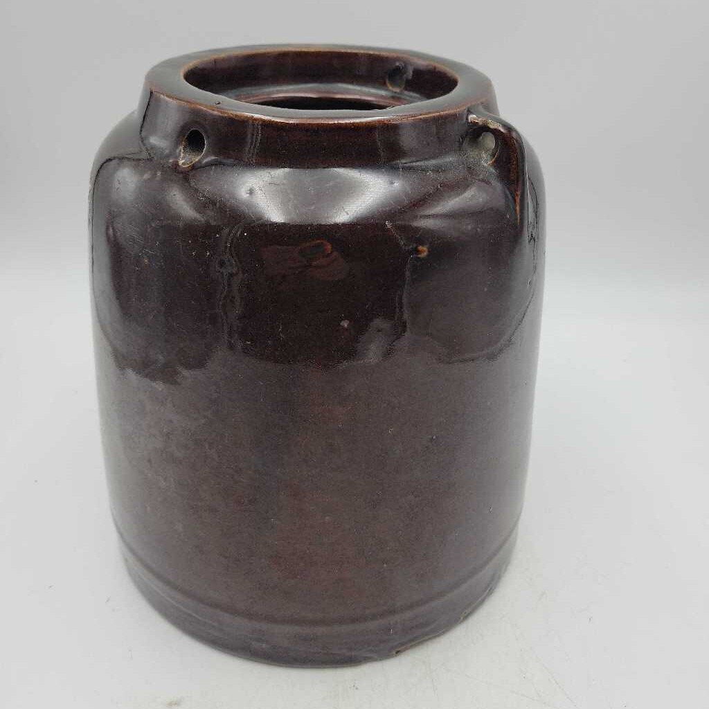 Pottery Crock Brown (YVO) (503)
