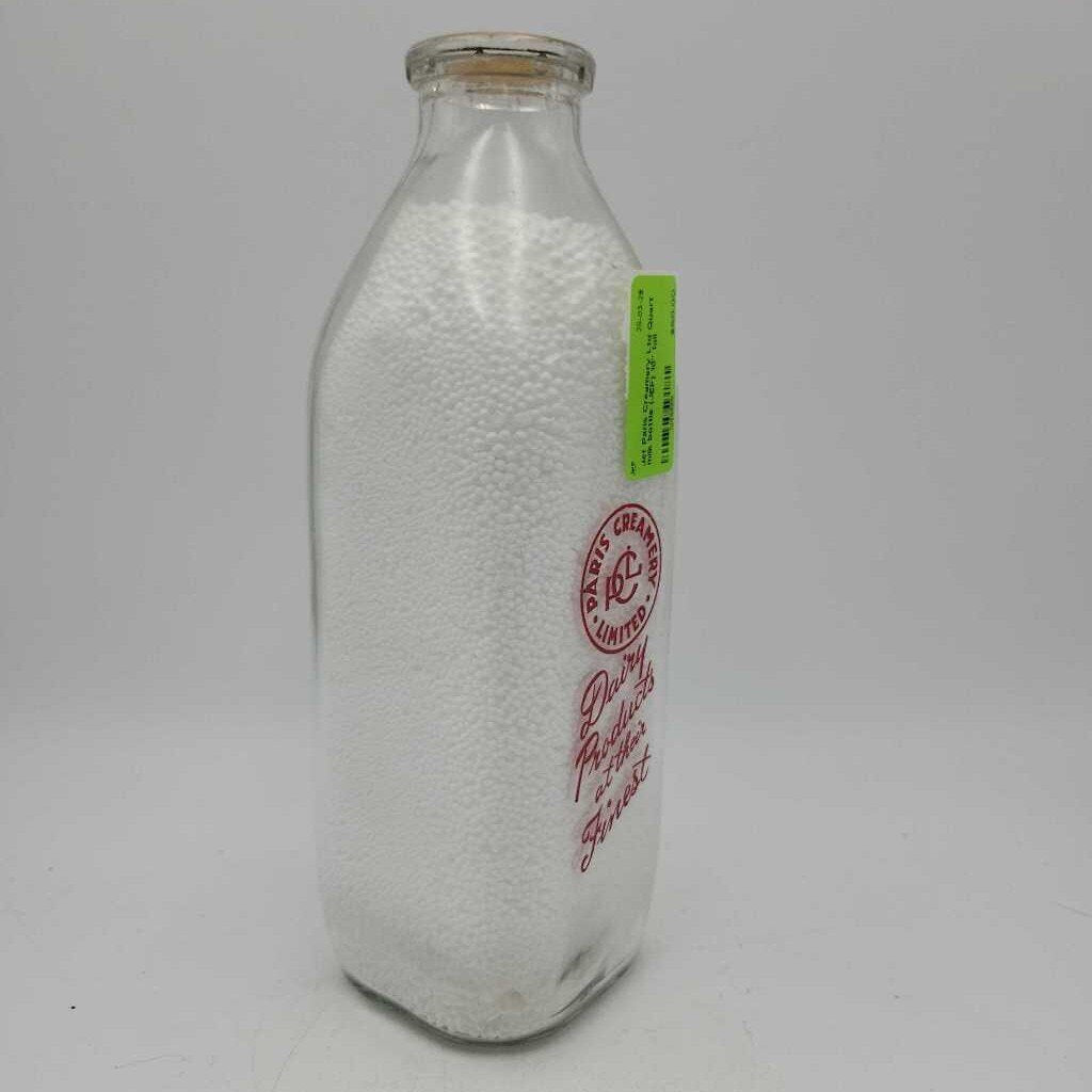 Paris Creamery Ltd Quart milk bottle (JEF)