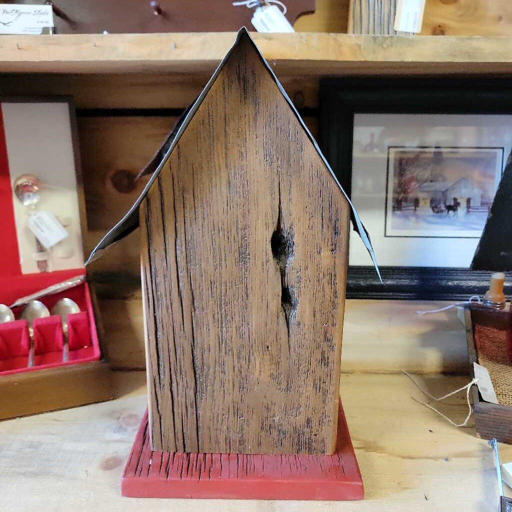 Birdhouse medium national and red arch door (PC)