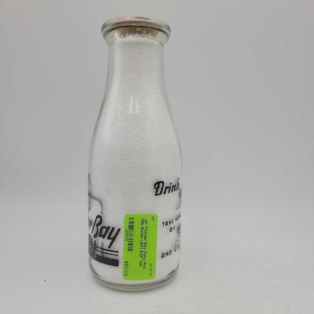 Thunder Bay Dairy Pint Milk Bottle (JEF)