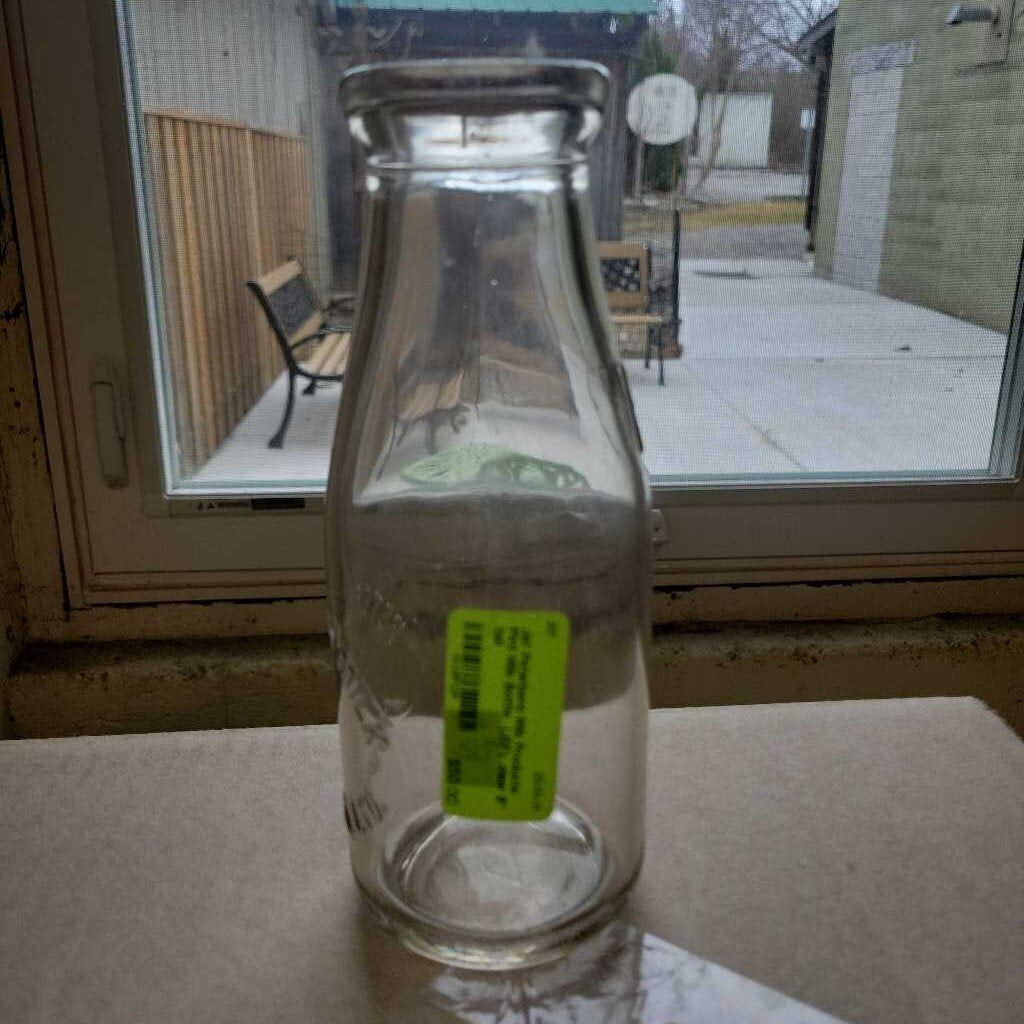 Peterboro Milk Products Pint Milk Bottle (JEF)