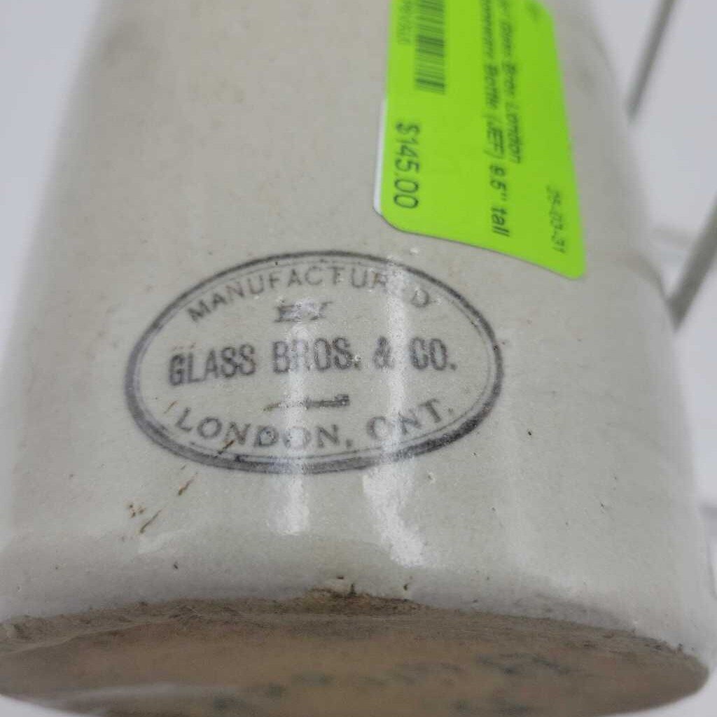 Glass Bros London Stoneware Bottle (JEF)