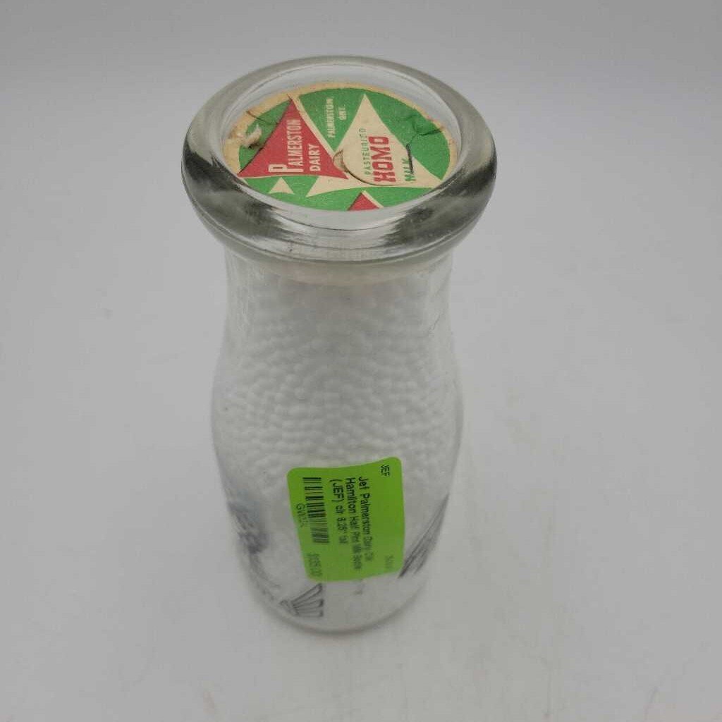 Palmerston Dairy CW Hamilton Half Pint Milk Bottle (JEF)