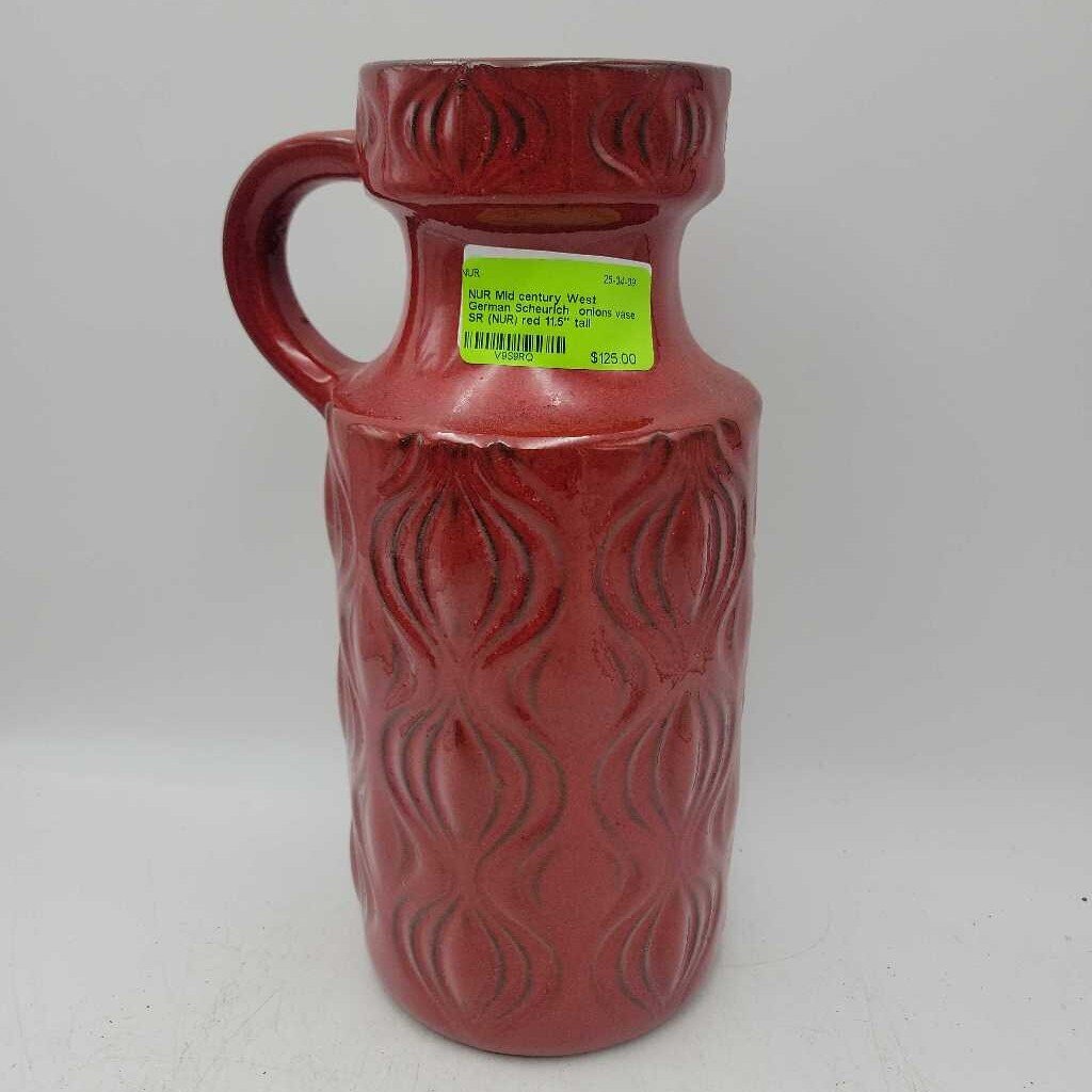 Mid century West German Scheurich onions vase SR (NUR)