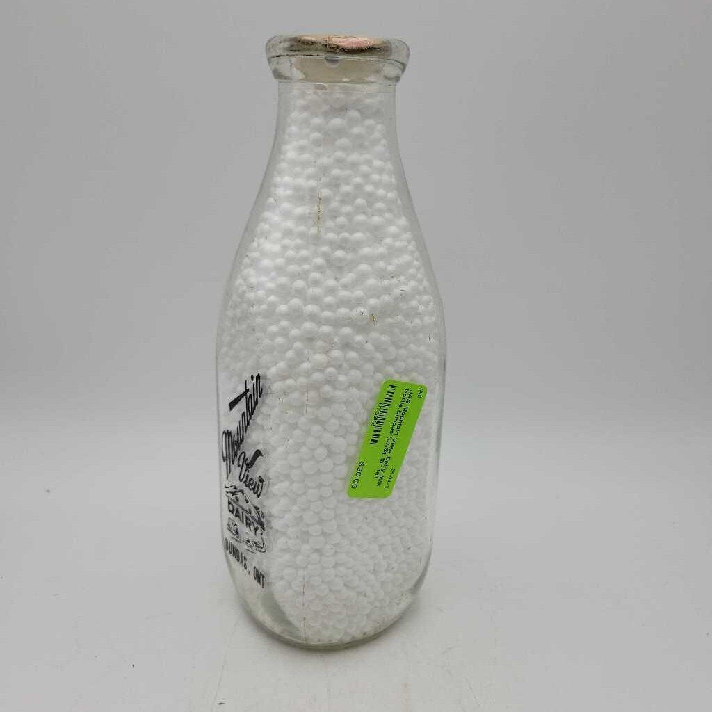 Mountain View Dairy Milk bottle Dundas (JAS)