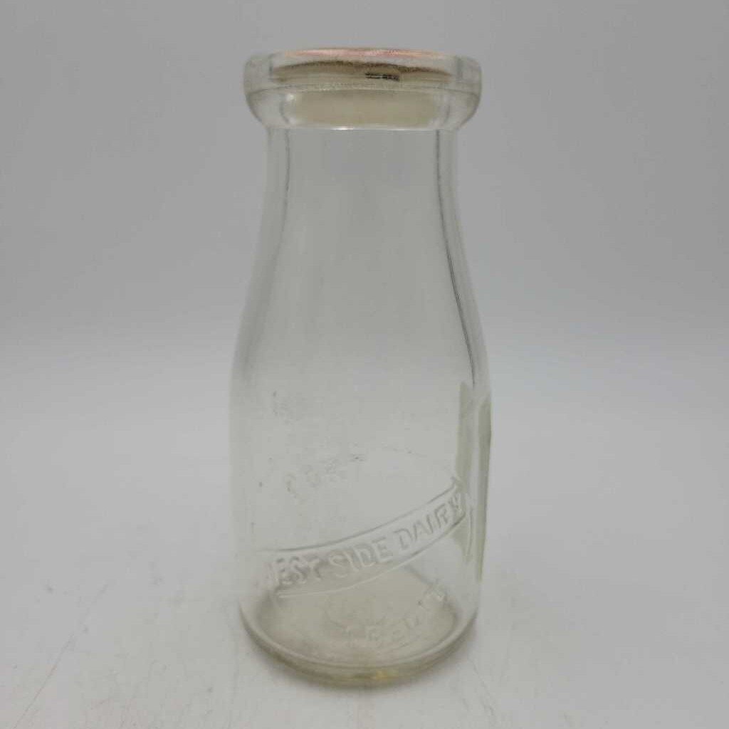Port Credit West Side Dairy Half Pint milk bottle (JEF)