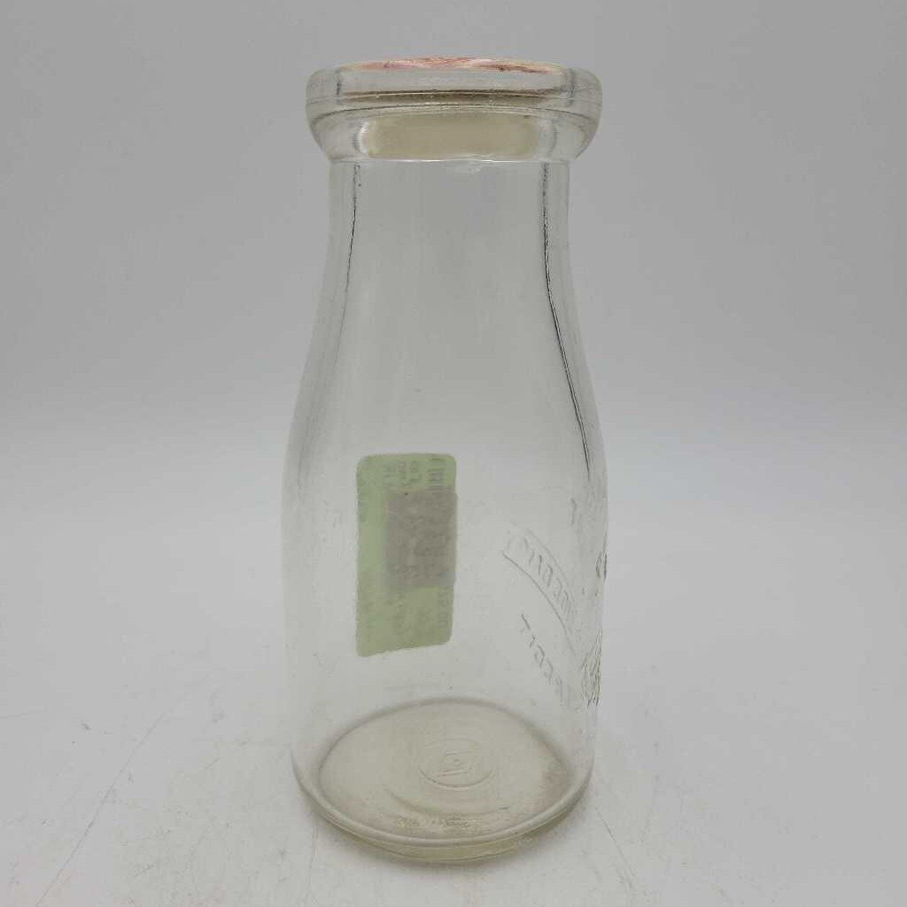 Port Credit West Side Dairy Half Pint milk bottle (JEF)