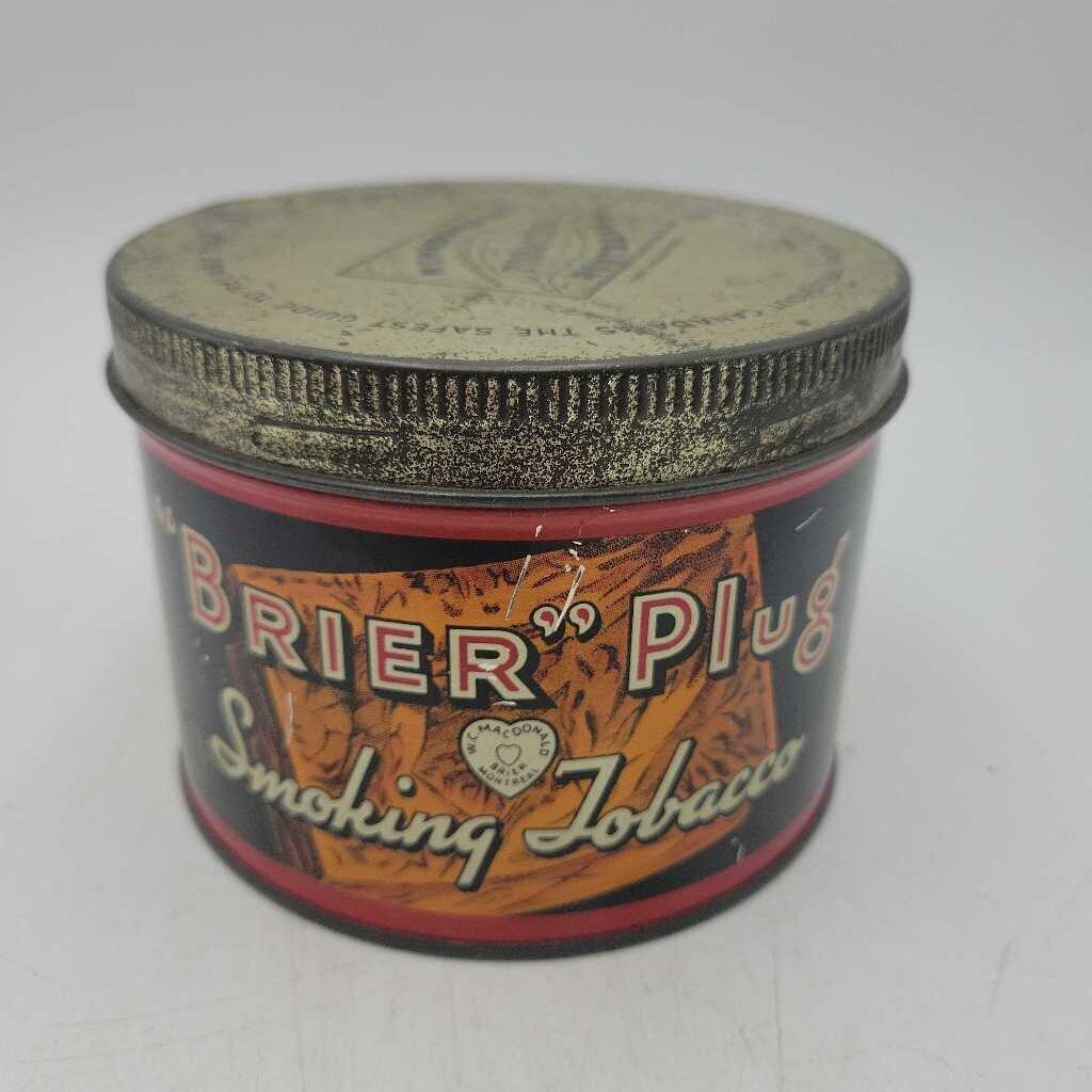 Brier Plug Tobacco Tin (NS) #526