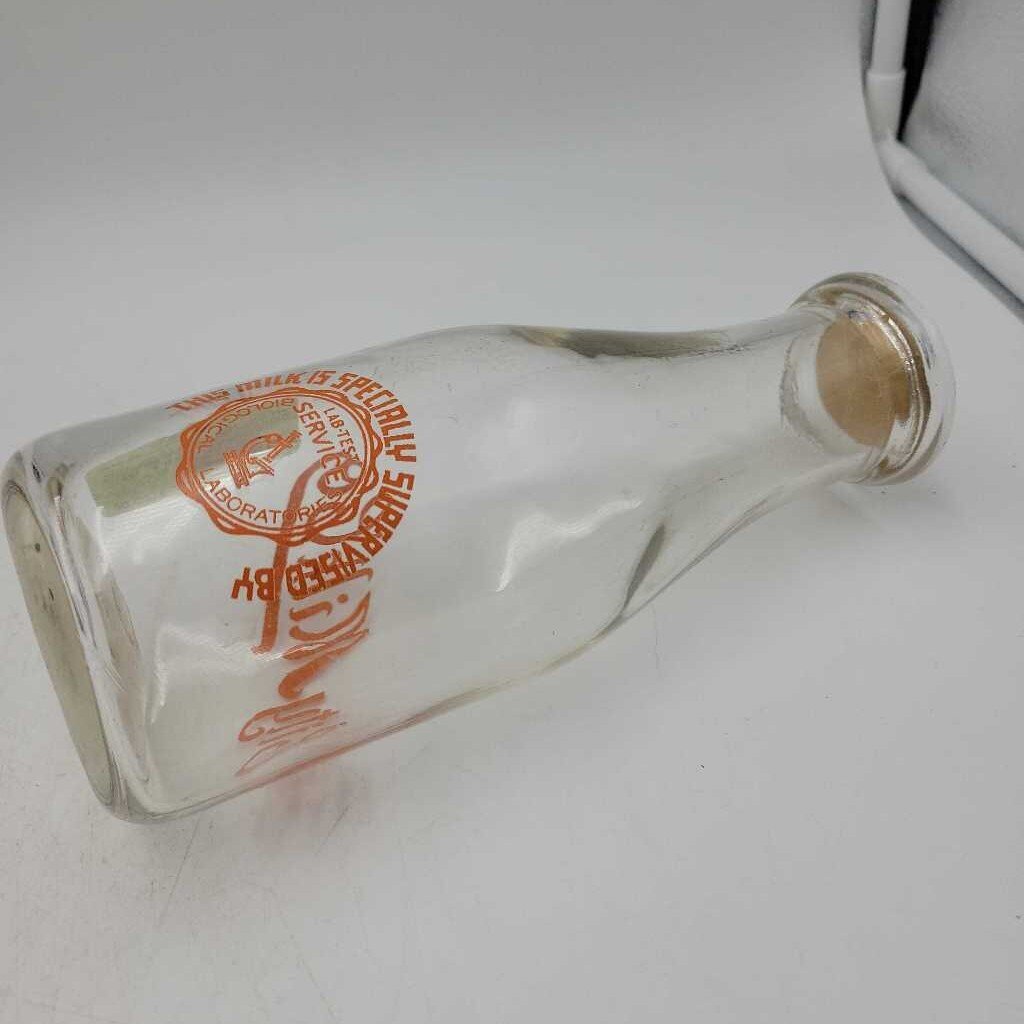 City Milk Co. Pint Milk Bottle Hamilton (Jef)