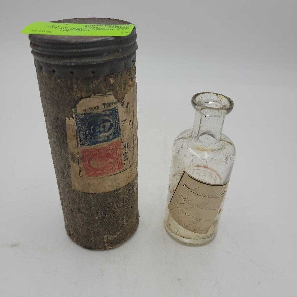 Nathan Tucker MD Antique Bottle and container Mt Gilead Ohio (JAS)
