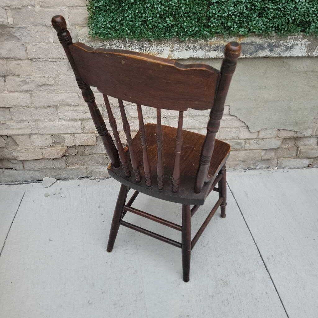 Antique Pressback Chair (YVO) (504