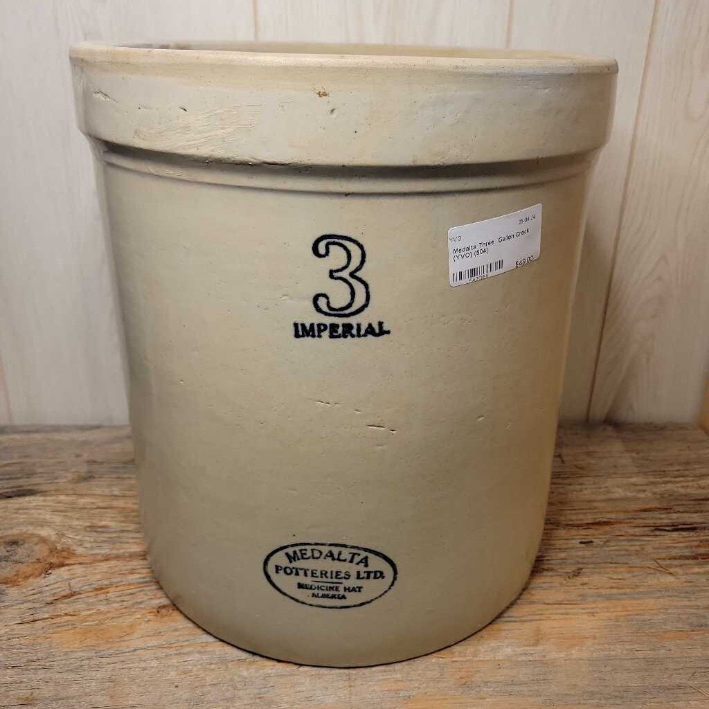 Medalta Three Gallon Crock (YVO) (504)