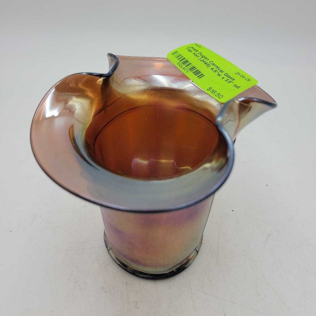 Dugan Carnival Glass Top Hat (JH49)