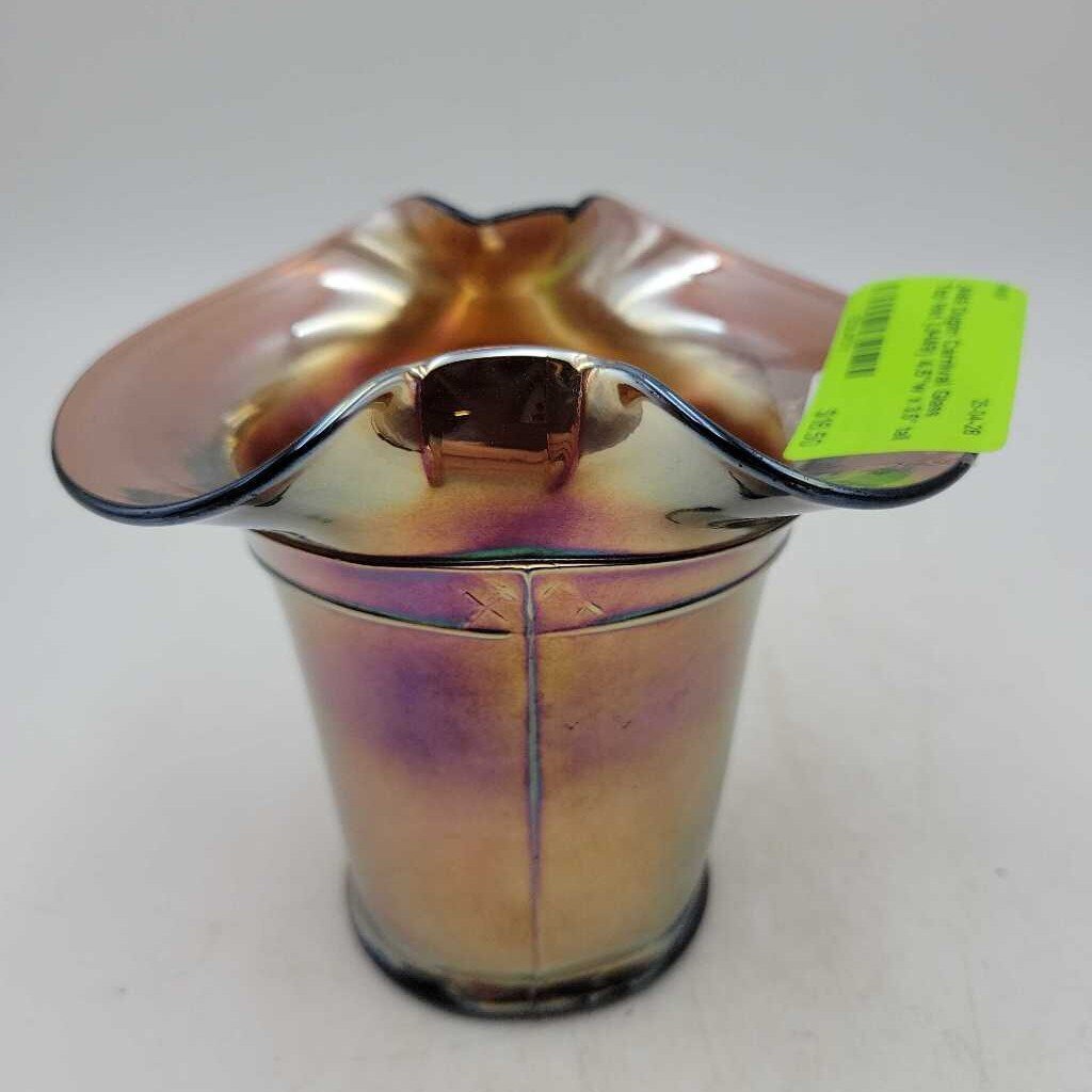 Dugan Carnival Glass Top Hat (JH49)