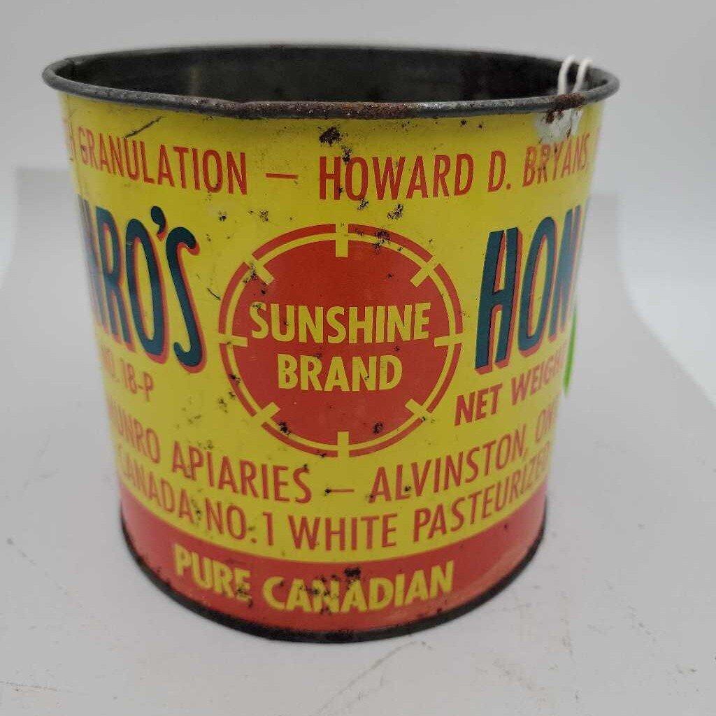 Munro's Honey tin Tin (JAS)
