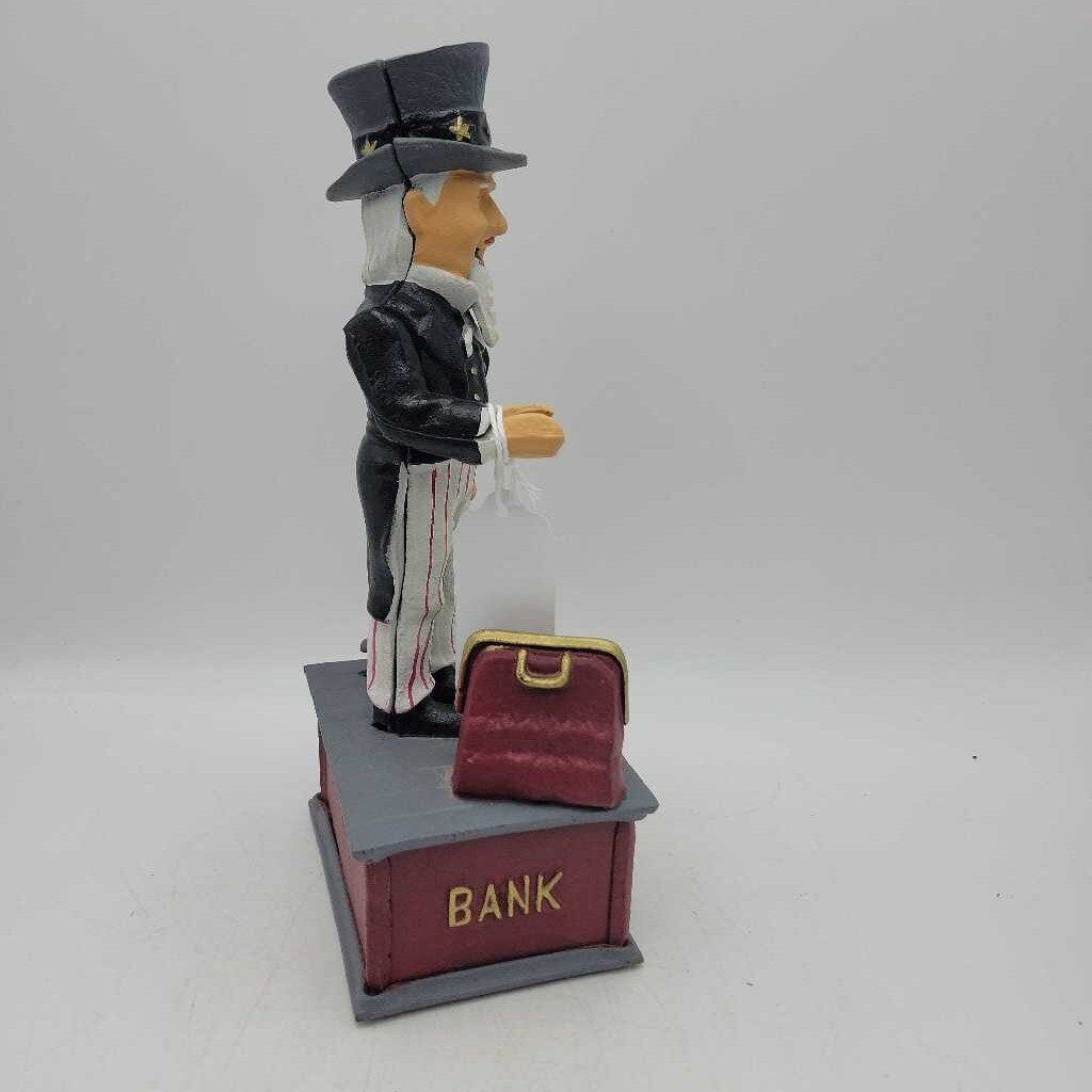 Uncle Sam Mechanical Bank (LOR) Reproduction