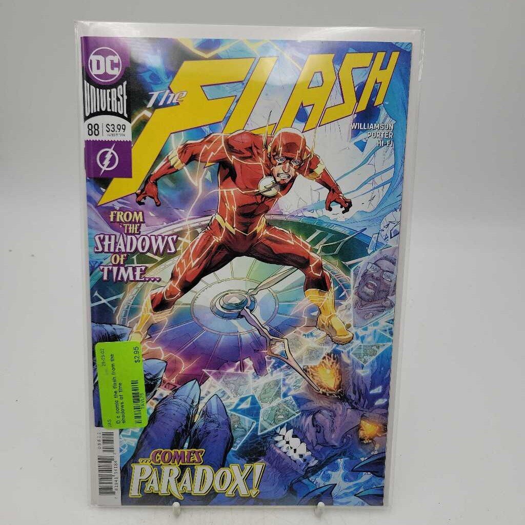 D c comic the flash from the shadows of time
