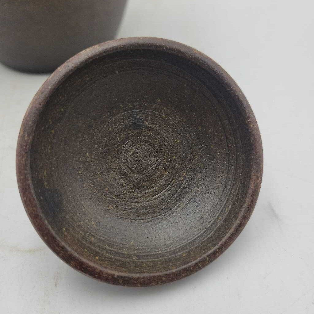 Six Nations Pottery Covered Jar as is (DEB)