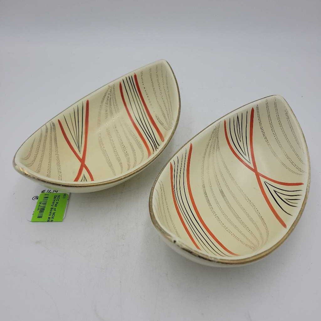 Pair of MCM Meissen Germany Bowls #1619