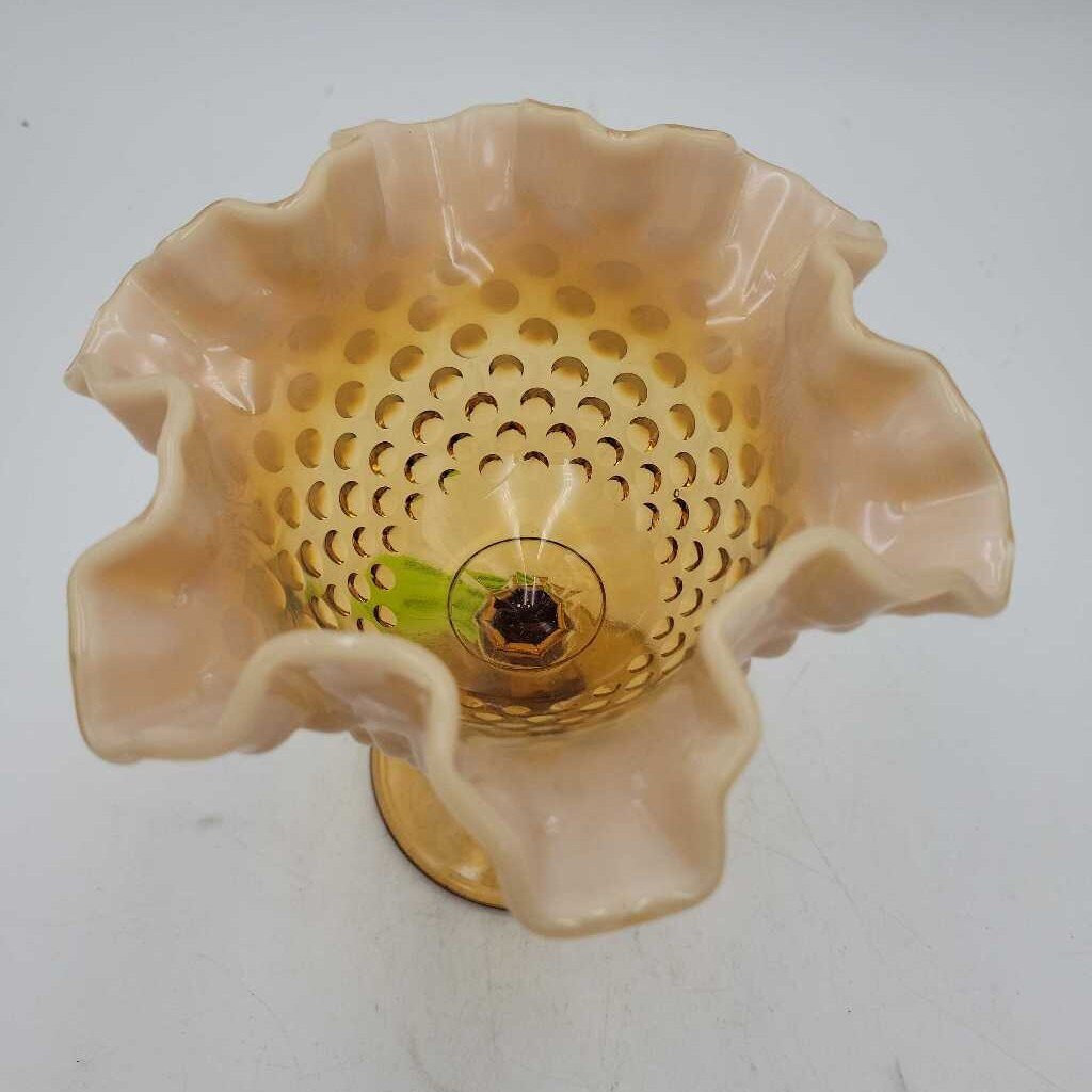 Hobnail Pedestal Dish (DEB)