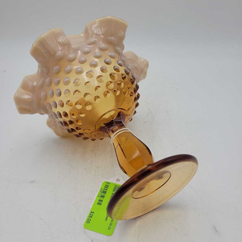 Hobnail Pedestal Dish (DEB)